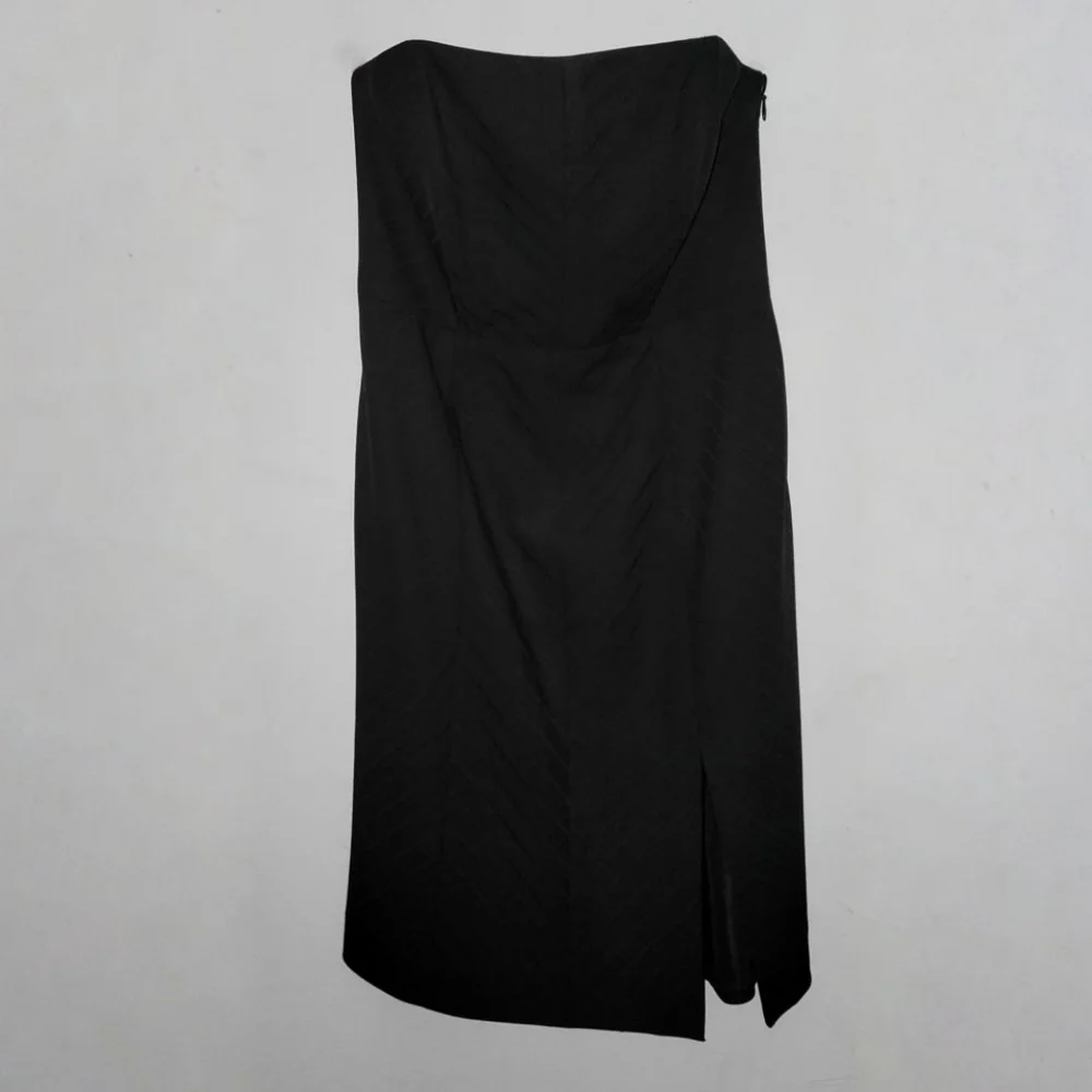 Banana Republic Black Strapless Cocktail Dress NWT Sz 4P Vintage (03) - Picture 1 of 6